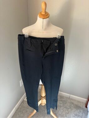 CAbi Navy Tailored Barister Trouser Slim Pants #6265